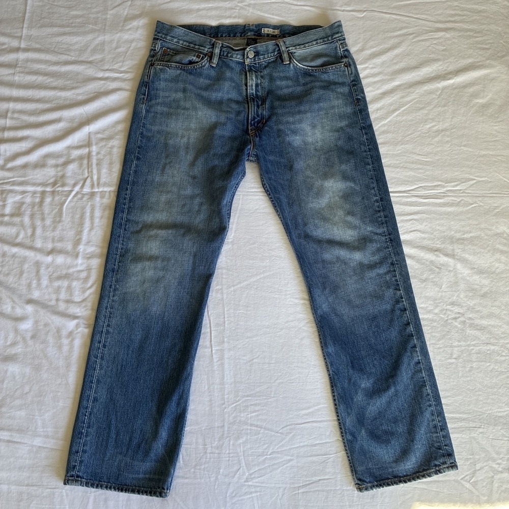 Polo Ralph‎ Lauren Classic Fit Blue Jeans Men's Size 36x30 Vintage Straight Leg